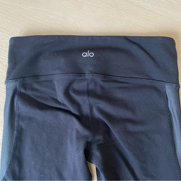 Alo Vitality Leggings Lively Lace Black size xs - Picture 4 of 13